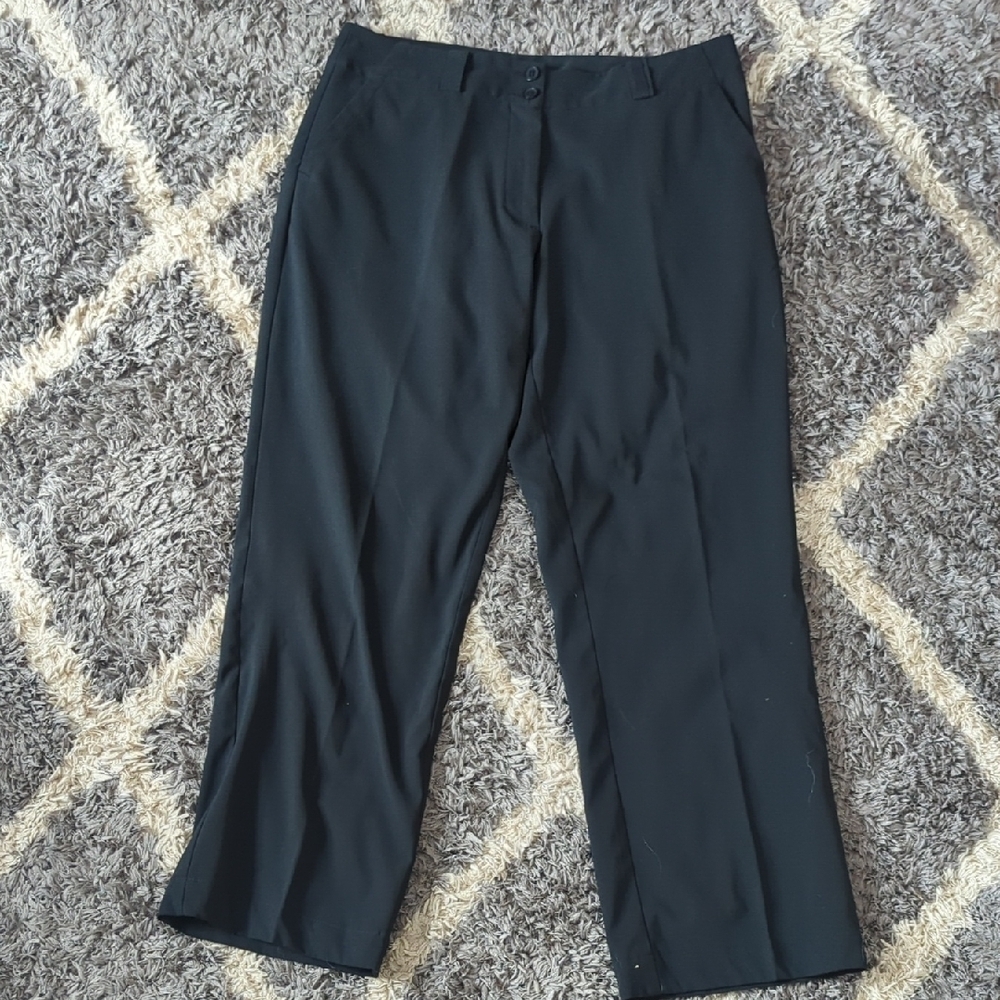 Nike Golf NikeFitDRY Black Golf Pants With Belt Loops And Pockets Size 8 M